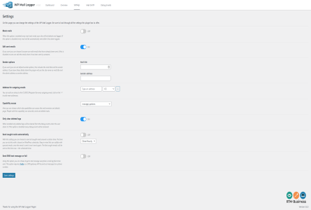 wp mail settings